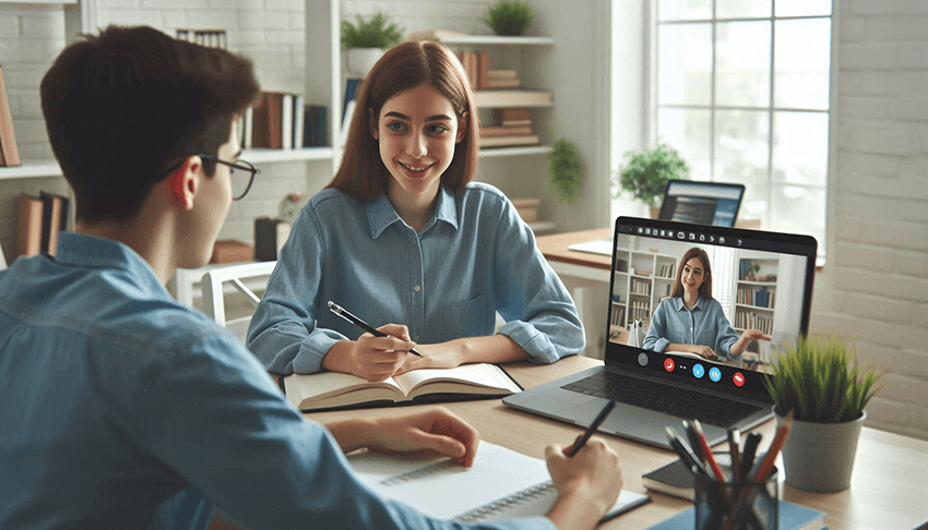 Online tutor and student platform